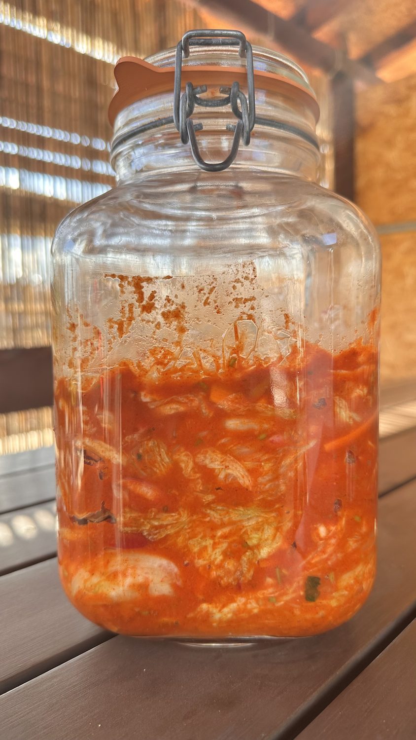 Буркан с традиционно корейско baechu kimchi